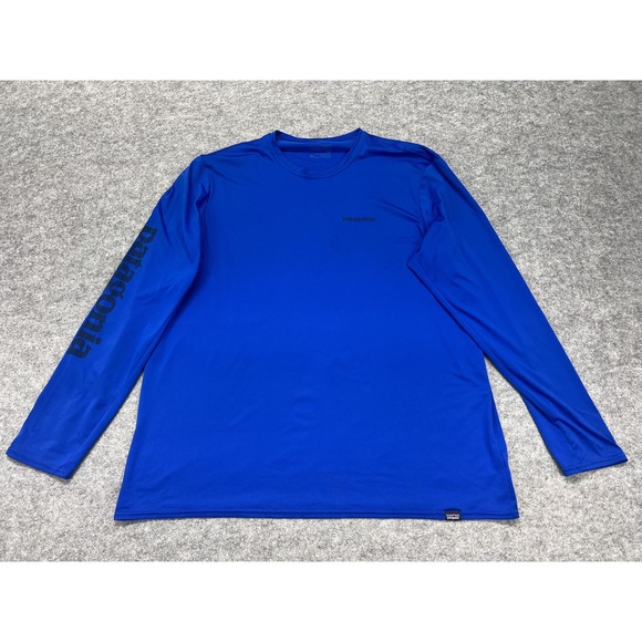 Patagonia Other - Patagonia Shirt Mens 2XL Blue Capilene Baselayer Long Sleeve Performance Tagless